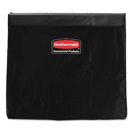 Collapsible X-Cart Replacement Bag, 8 Bushel, 220 Lbs, Vinyl, Black